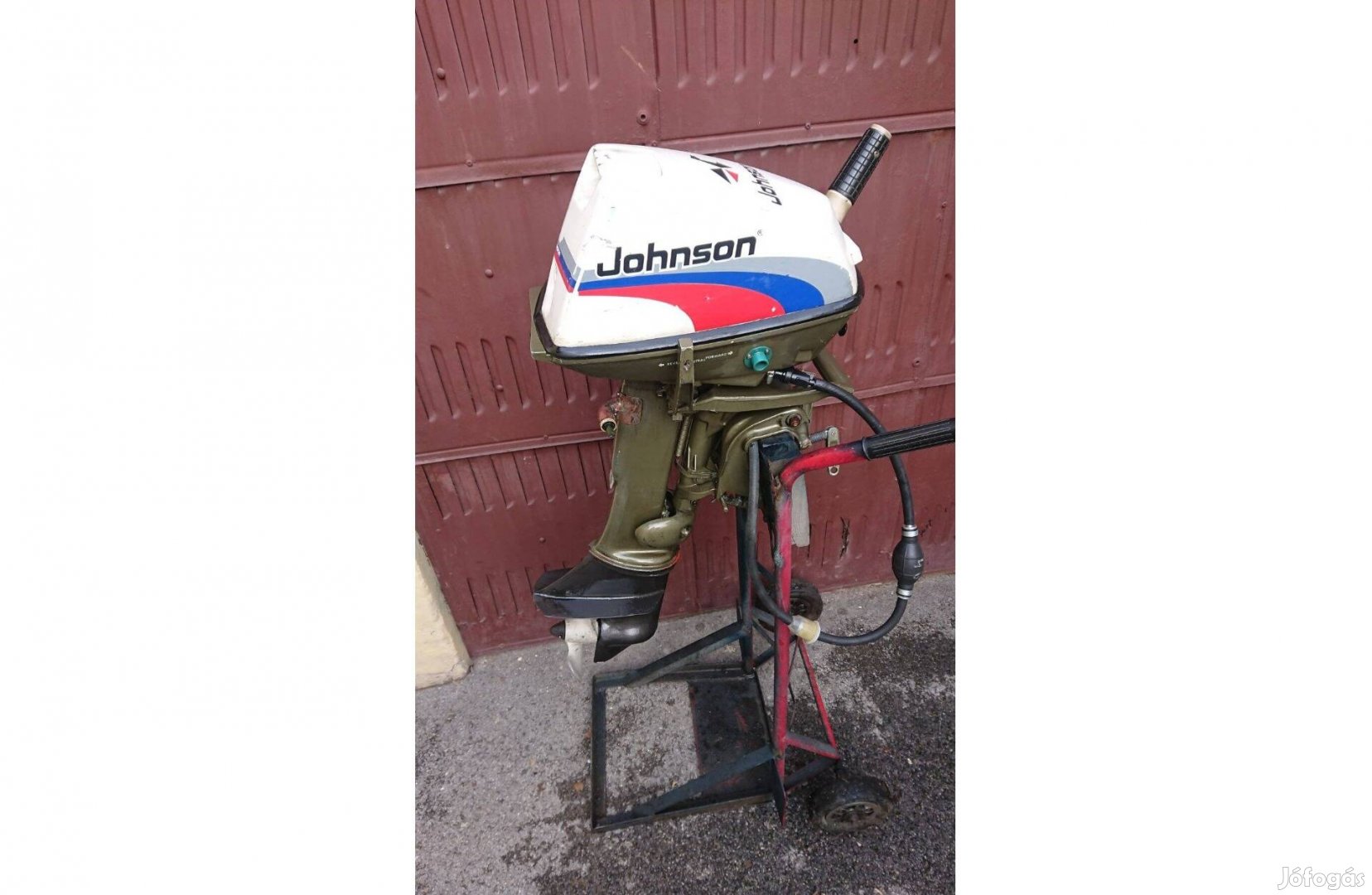 Johnson 6 Le. két hengeres rövid csizmás motor
