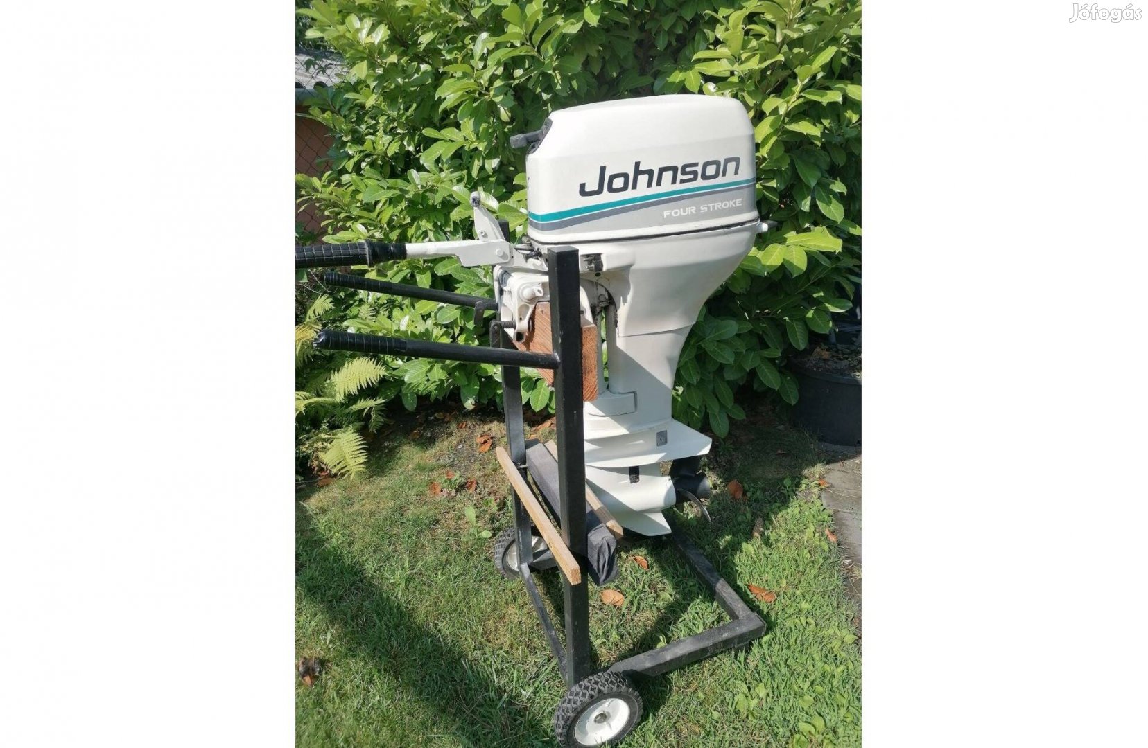Johnson 8 lóerős 2 hengeres 4 ütemű rövid csizmás csónakmotor
