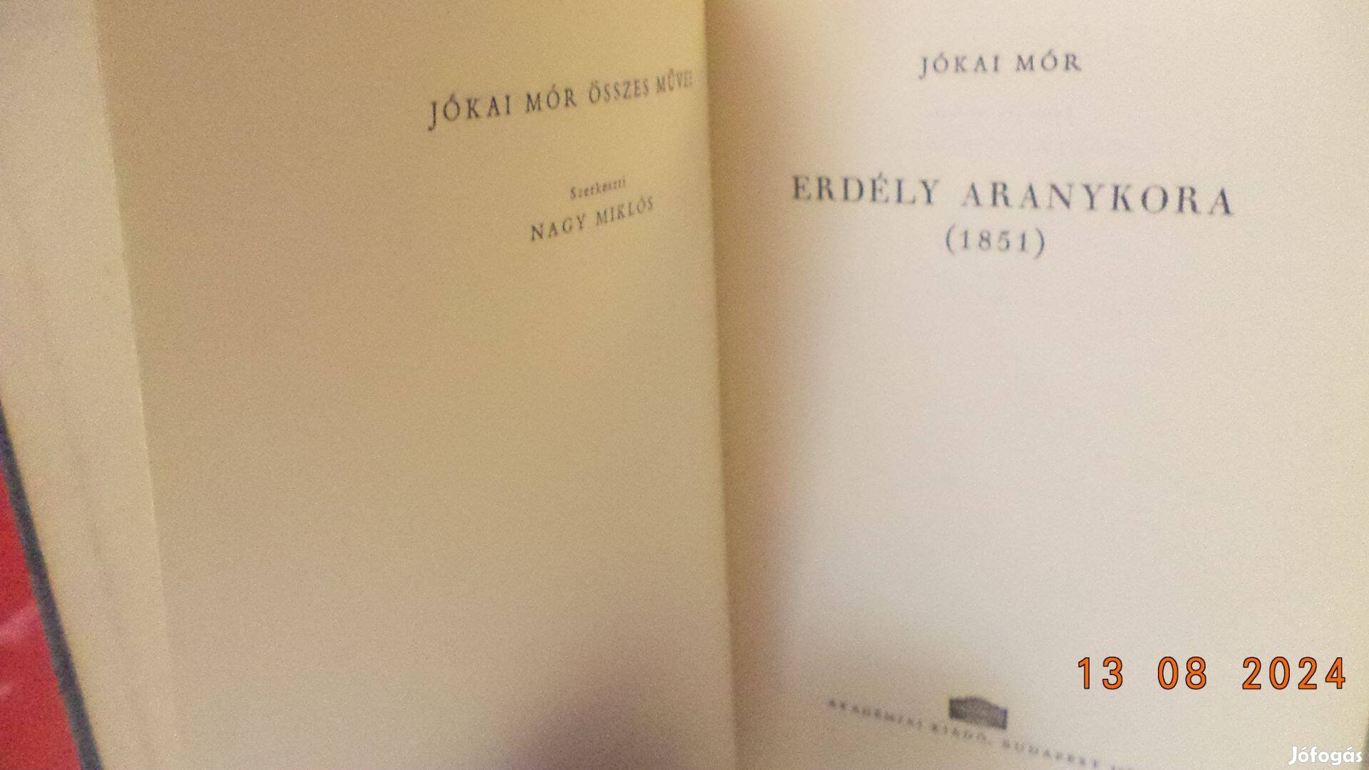 Jókai Mór Erdély aranykora