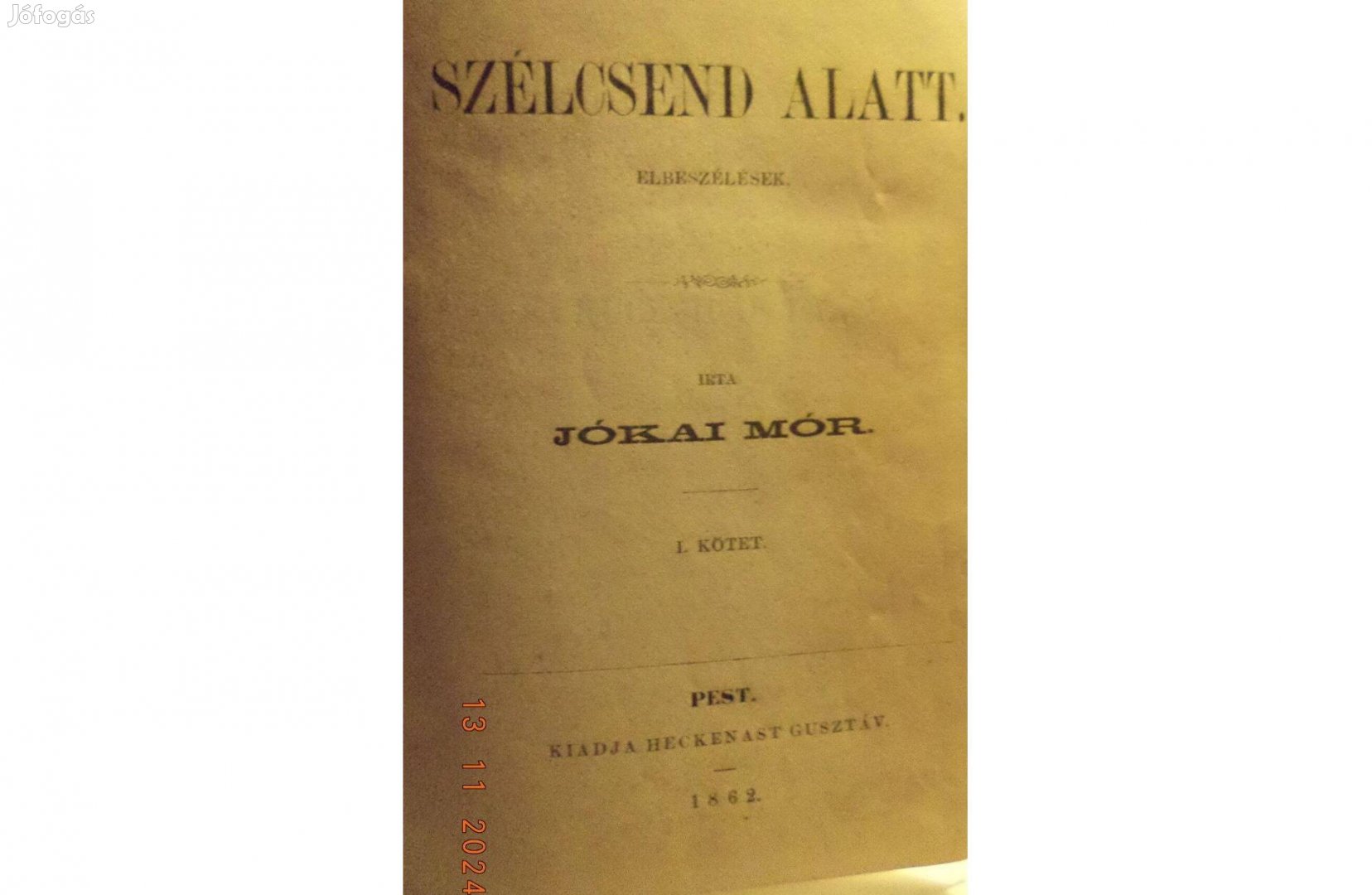 Jókai Mór: Szélcsend alatt