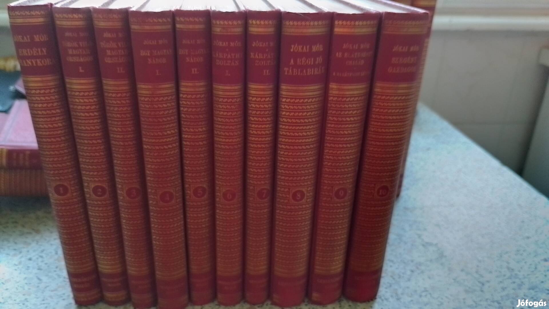 Jókai Mór centenáriumi kiadásból 20 kötet eladó 