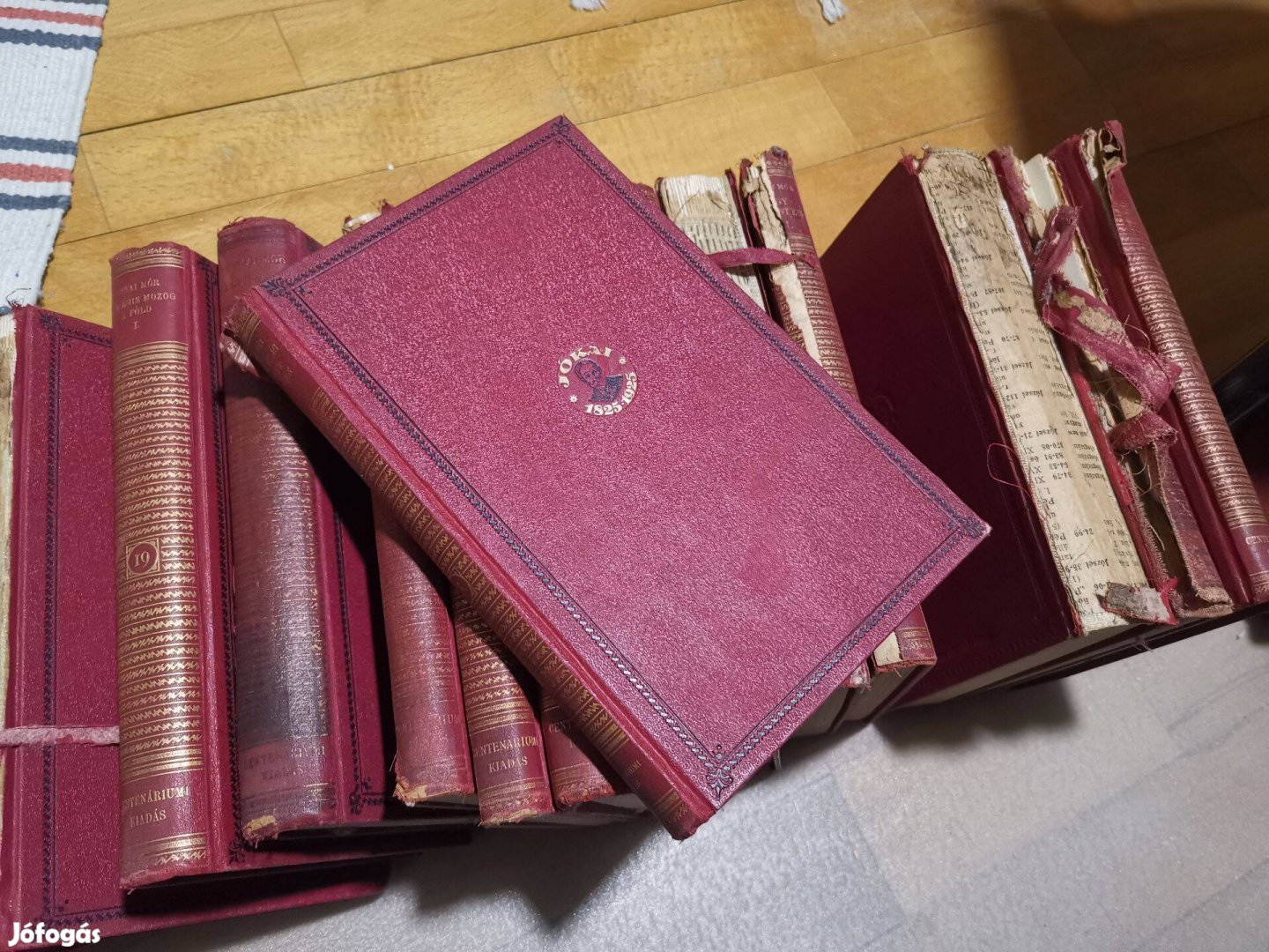 Jókai Mór művei Centenáriumi kiadás 1925 - 17db antik könyv olcsón