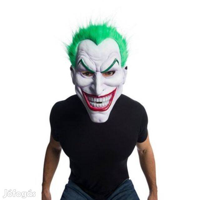 Joker műanyag maszk álarc hajjal