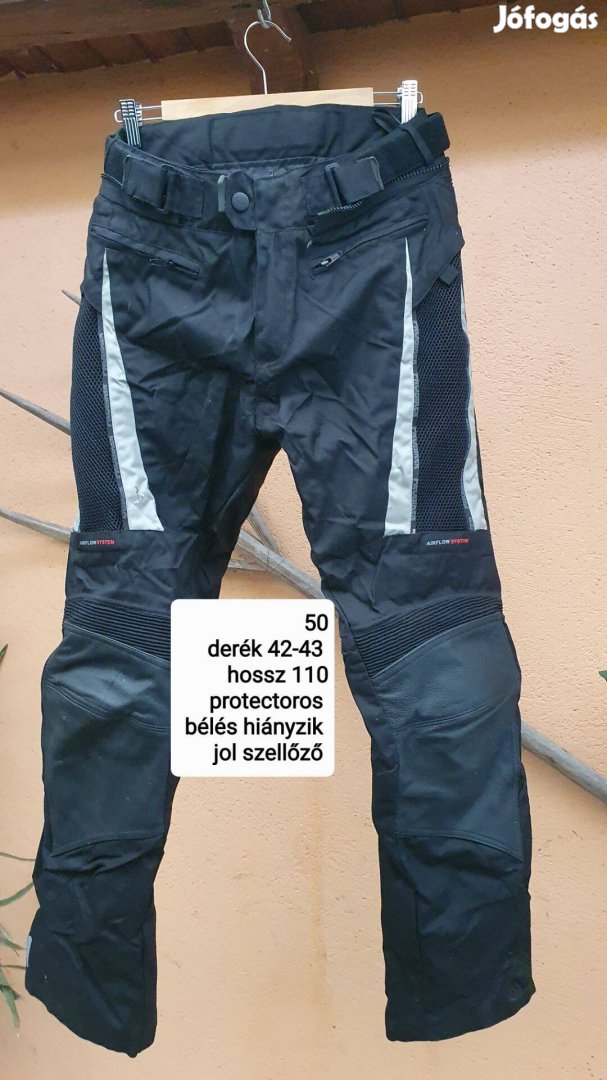 Jol szellőztethetős motoros nadrág 50