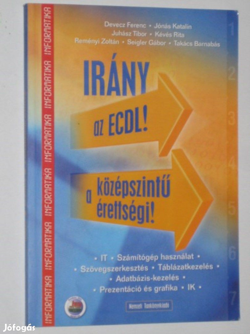 Jónás - Juhász - Reményi - stb Irány az ECDL! - a középszintű érettség