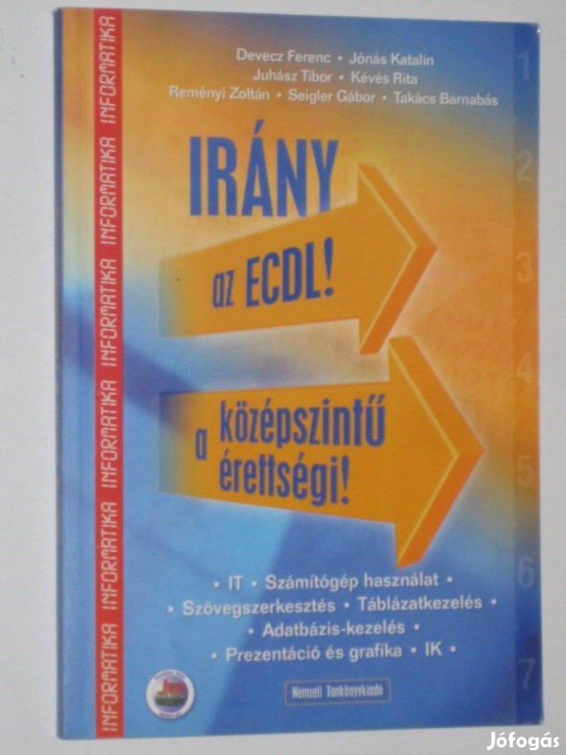 Jónás - Juhász - Reményi - stb Irány az ECDL! - a középszintű érettség