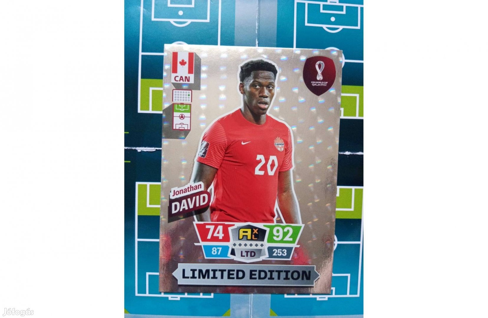 Jonathan David Fifa World Cup 2022 Qatar XXL Limited kártya