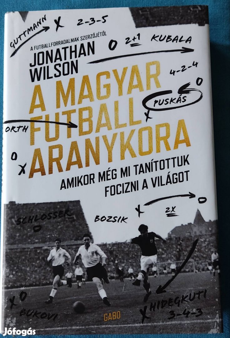 Jonathan Wilson: A magyar futball aranykora c. könyv eladó!