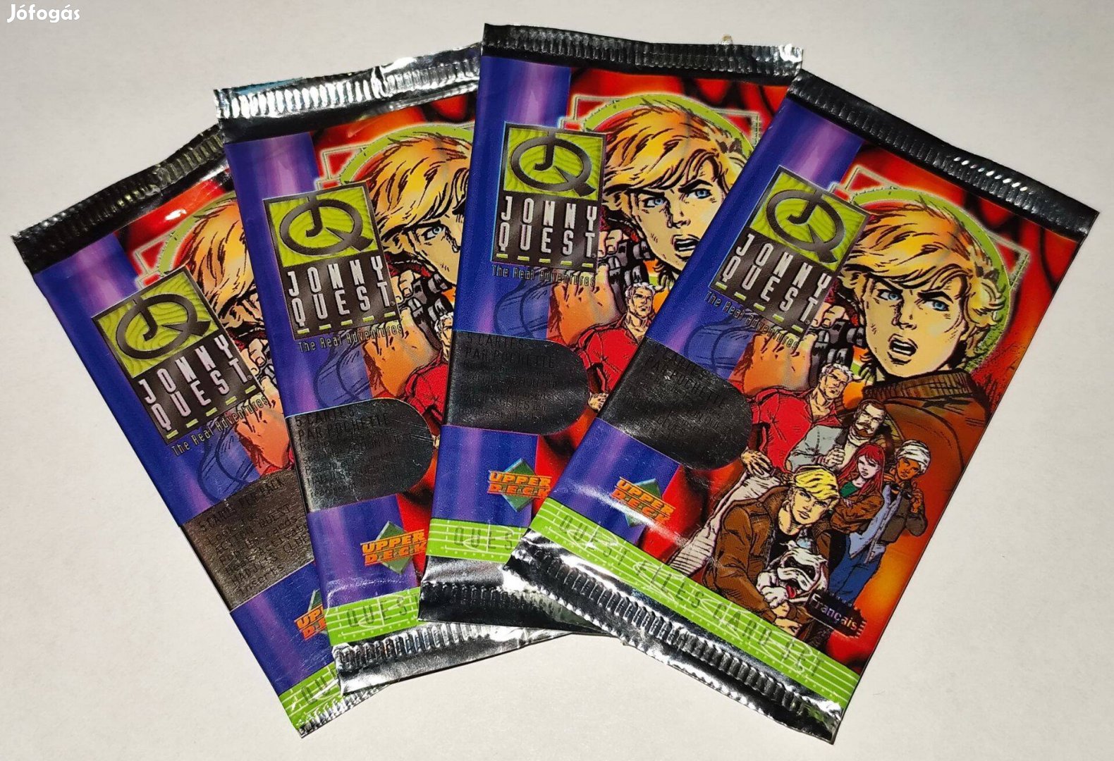 Jonny Quest Trading Cards bontatlan kártya csomagok Upper