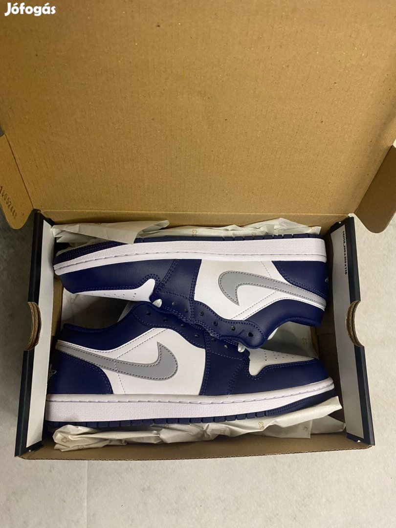 Jordan 1 Low - Wolf Grey Midnight Navy