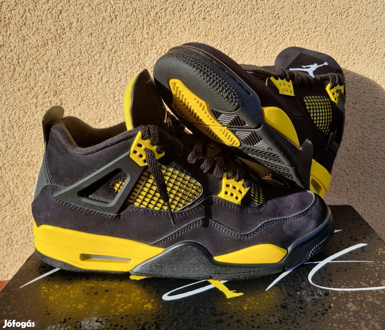 Jordan 4 Retro Yellow Thunder Legolcsóbb NBA Bulls