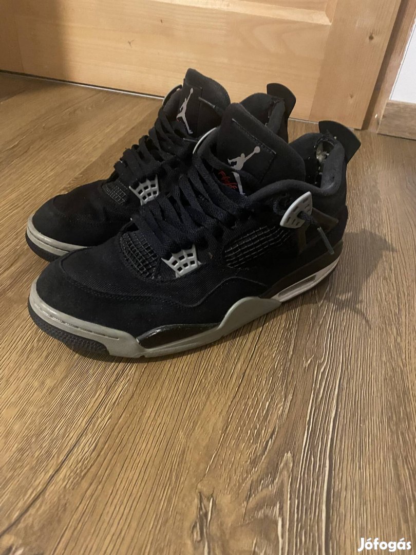 Jordan 4 black canvans