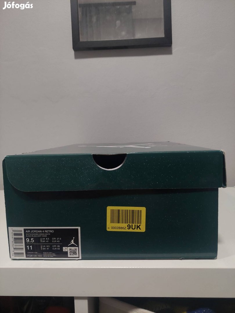 Jordan 4 oxidized green