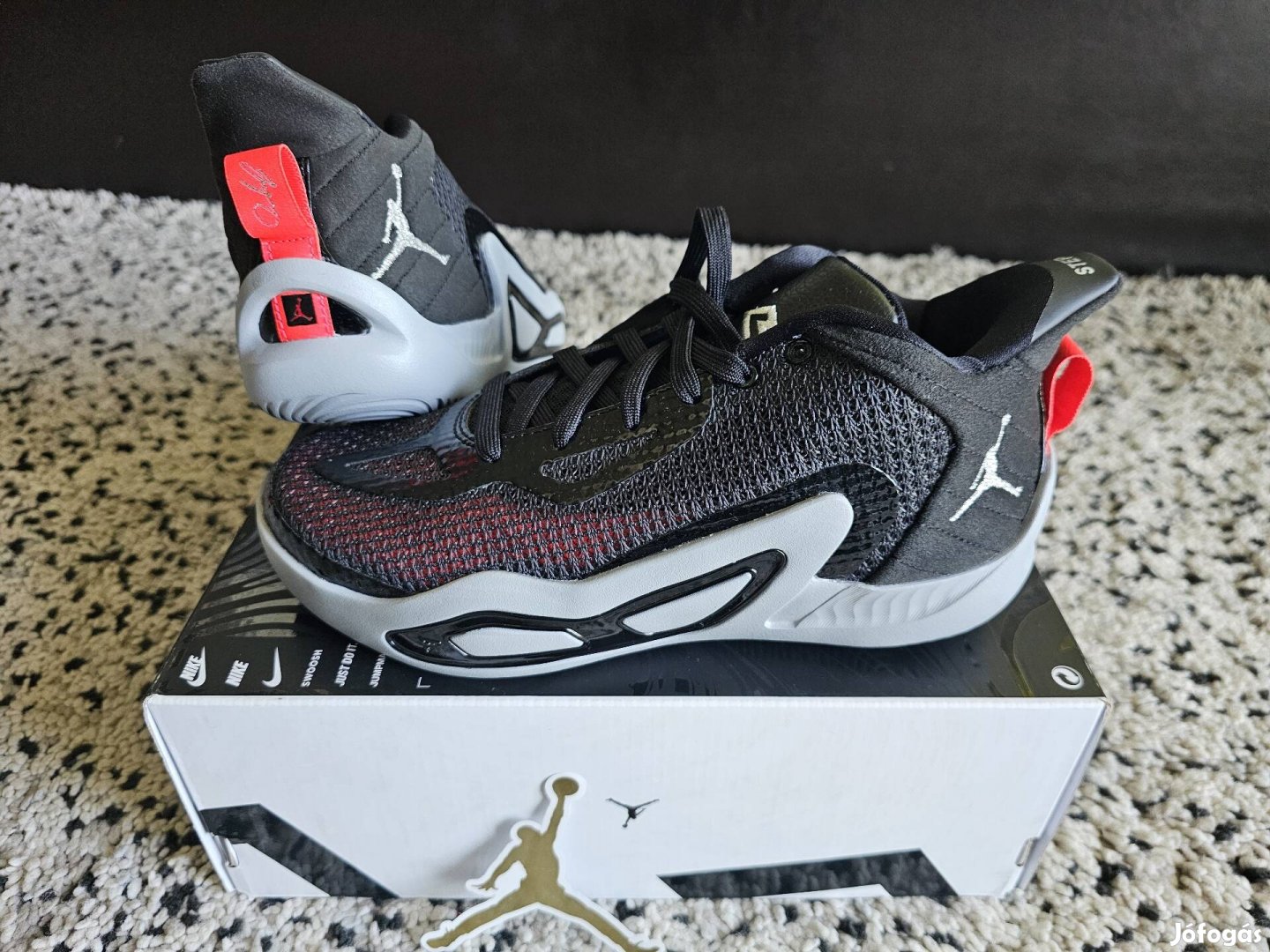 Jordan Tatum 1 fekete 37.5-es kosaras cipő. Teljesen új, eredeti cipő
