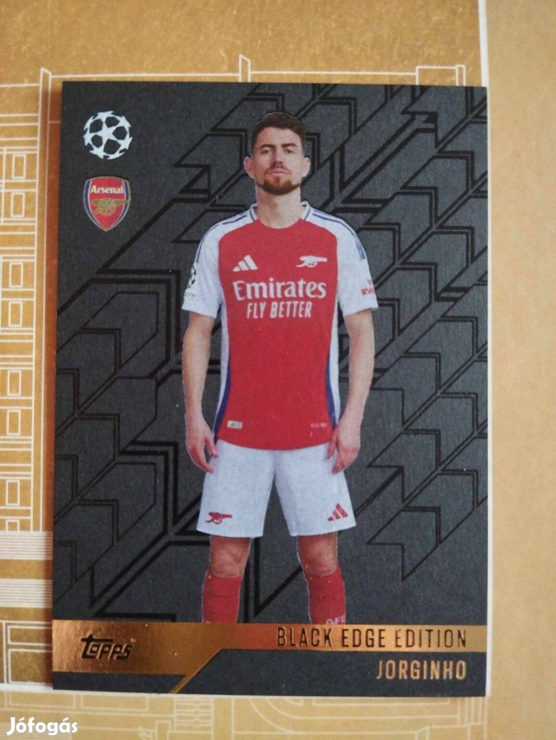 Jorginho (Arsenal) Black Edge Bajnokok Ligája 2024/25 kártya