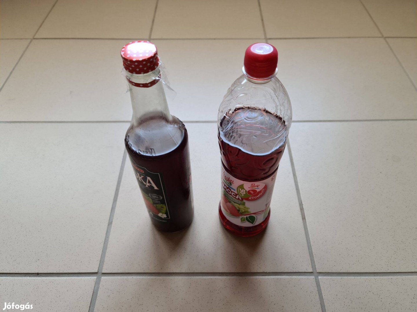 Josta szörp saját termés befőzve 1 éves értett finom 4 üveg