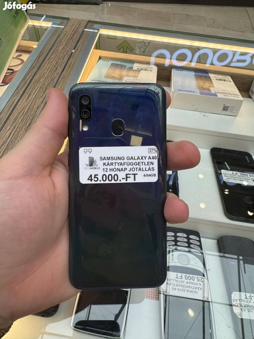Jótállás,Független Galaxy A40