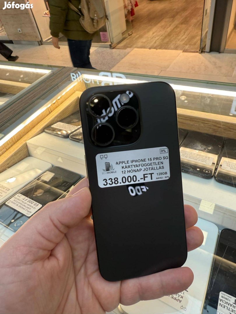 Jótállás,Független iphone 15 Pro