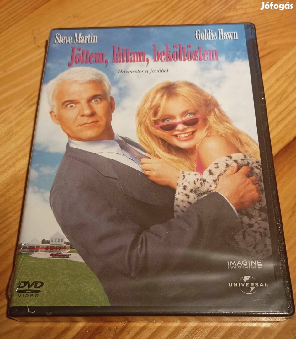 Jöttem, láttam beköltöztem dvd bontatlan Steve Martin felíratos