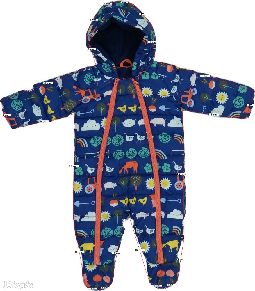 Joules Használt (újszerű) Fiú Baby overál (Méret: 74)