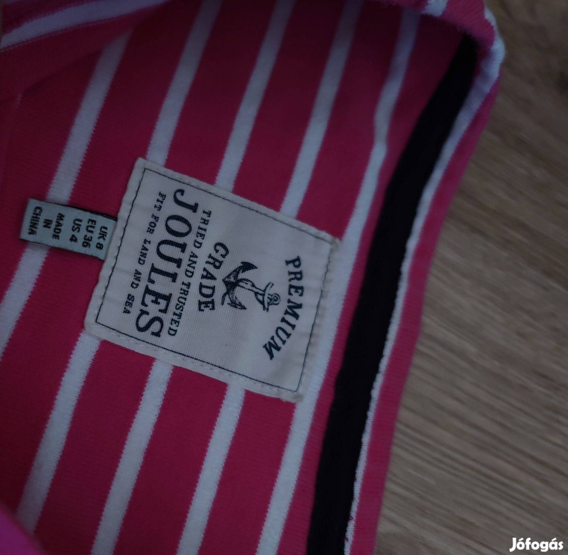 Joules pink pamut női felső