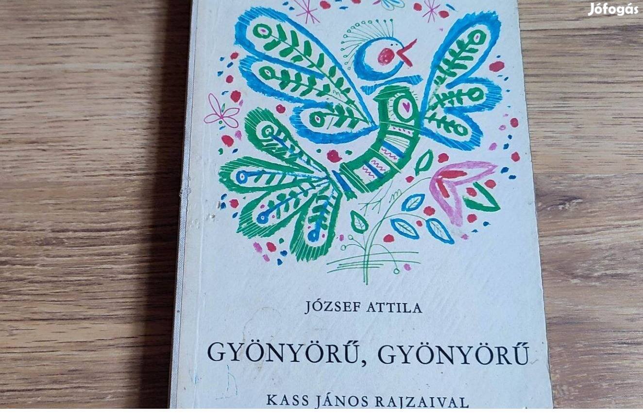 József Attila Gyönyörű gyönyörű könyv