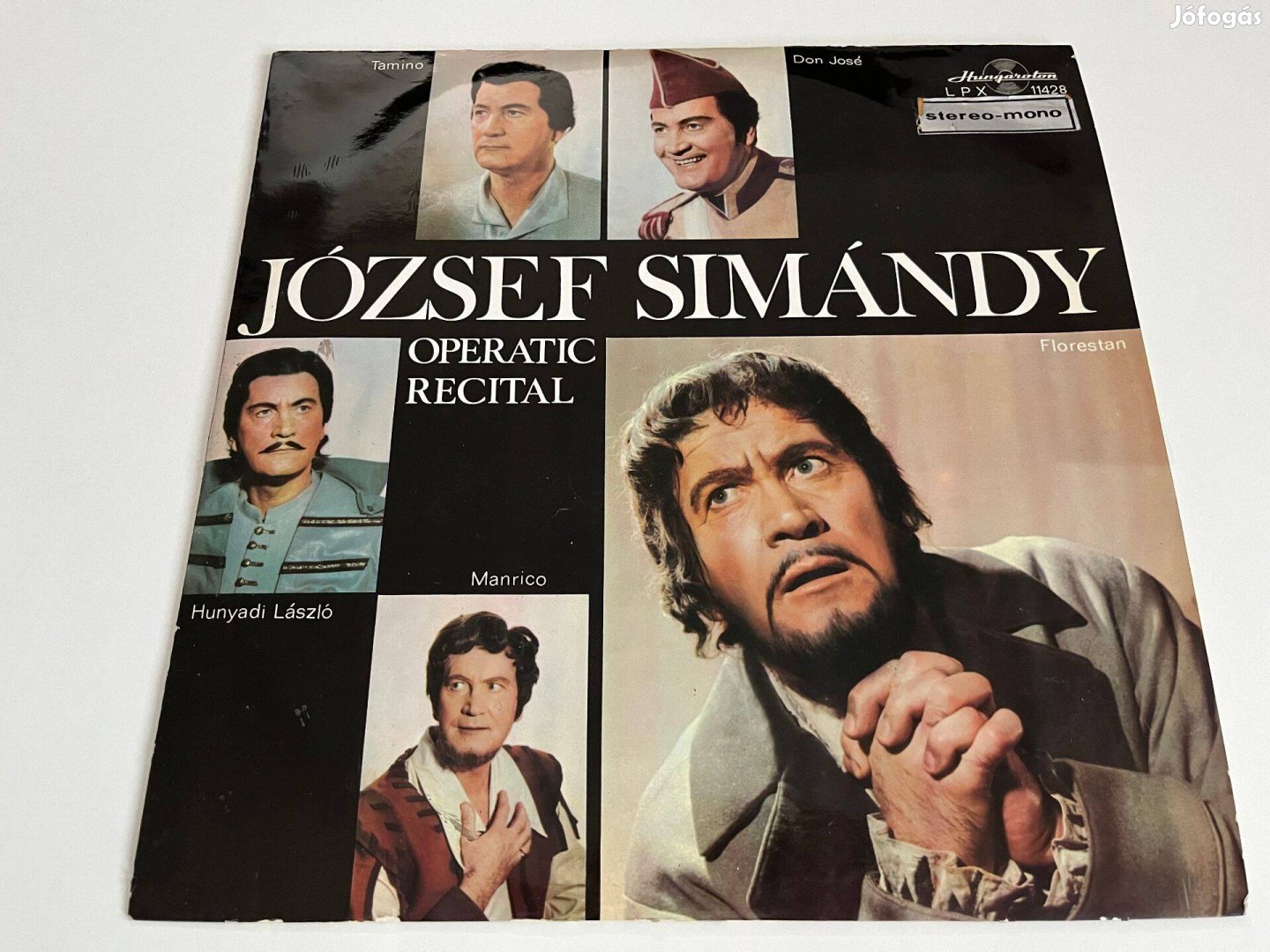 József Simándy Operatic Recital bakelit, vinyl, LP