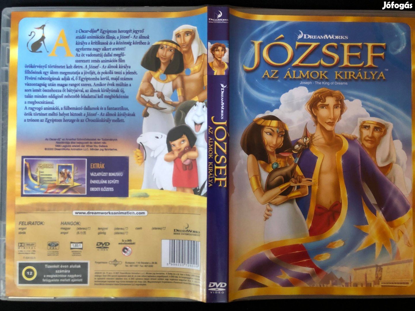 József, az álmok királya Dreamworks DVD