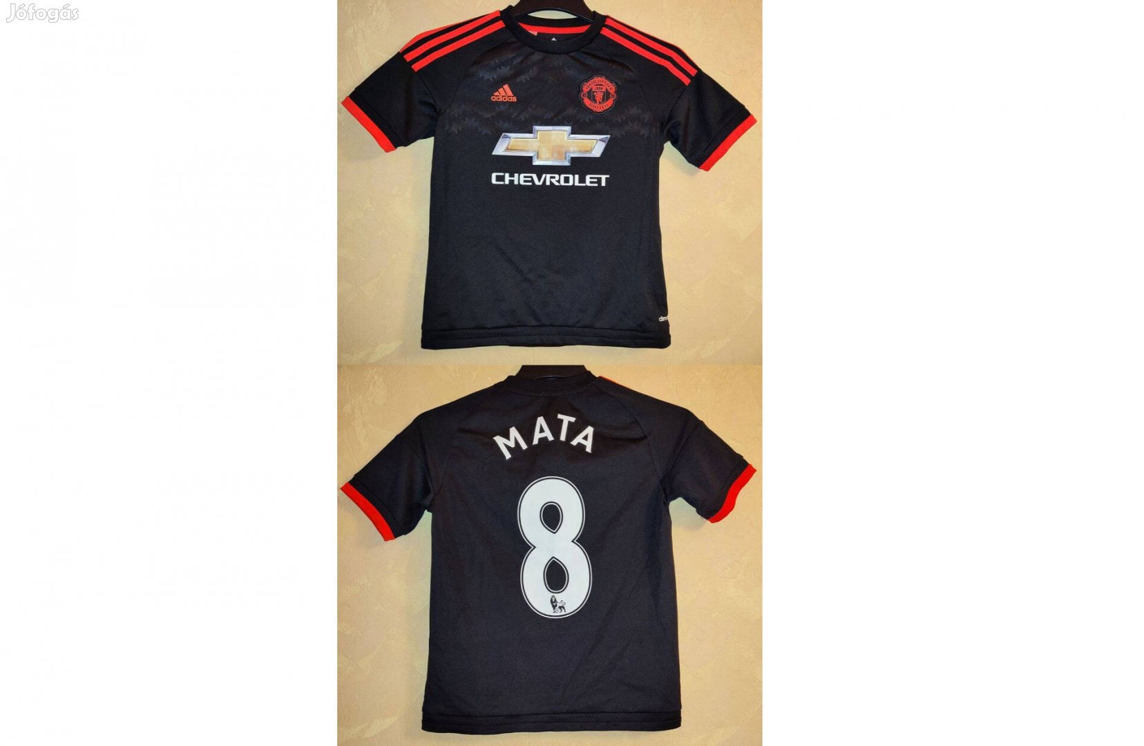 Juan Mata - Manchester United eredeti adidas gyerek mez (M, 152)