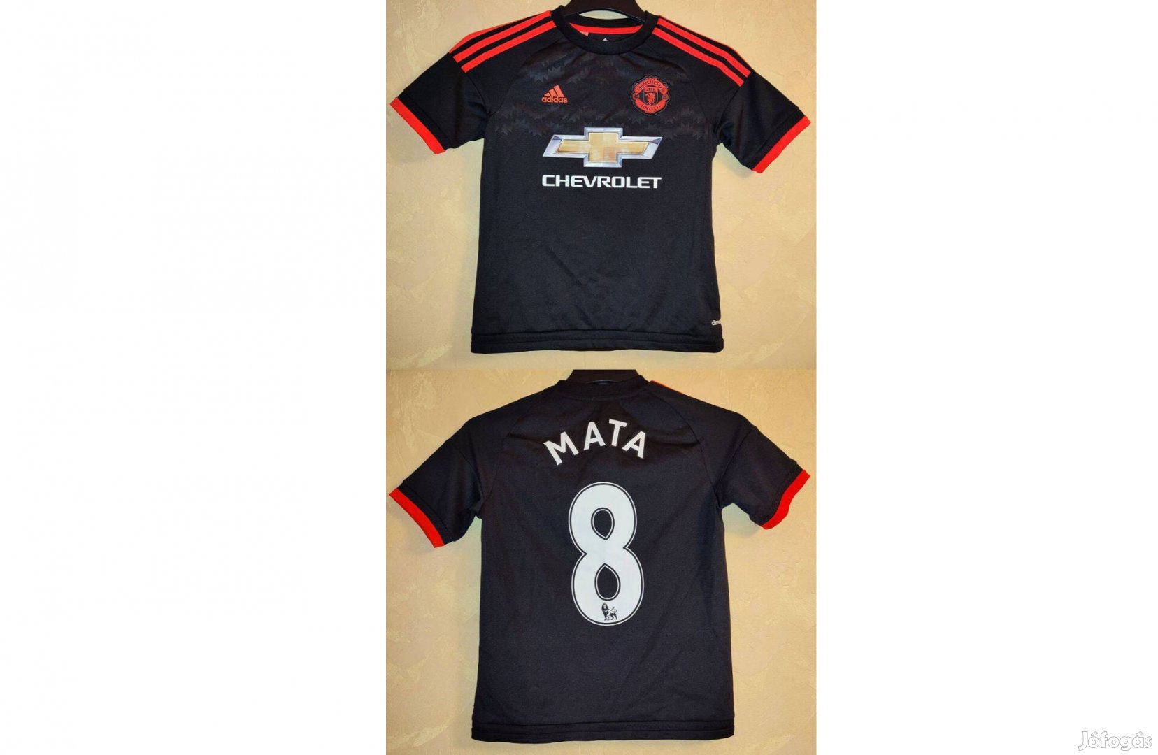 Juan Mata - Manchester United eredeti adidas gyerek mez (M, 152)