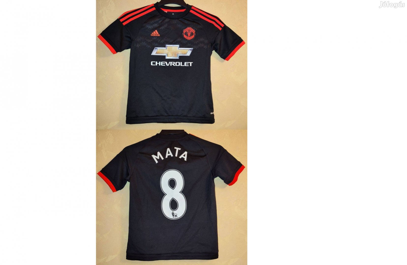 Juan Mata - Manchester United eredeti adidas gyerek mez (M, 152)