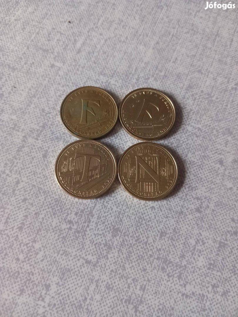 Jubileumi betűs 5 forint F, T, N betűk 4db egybe