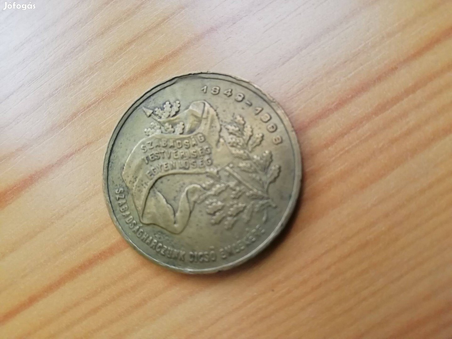 Jubileumi bronz1848-1898 A Hazáért és a királyért érem