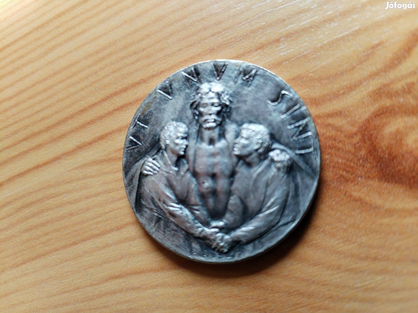 Jubileumi szent évi ezüst érem VI.Pál Pápa Vatikáni kiadású