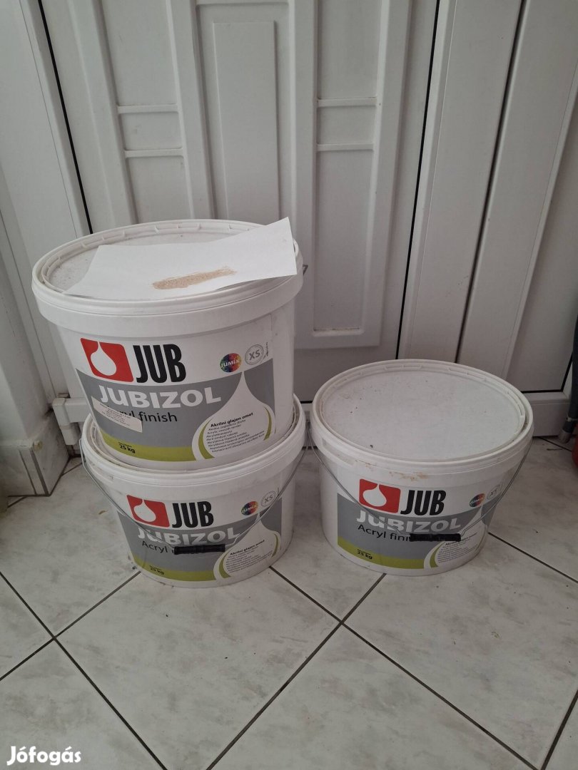 Jubizol Acryl finish 25kg (2 és fél vödör) 