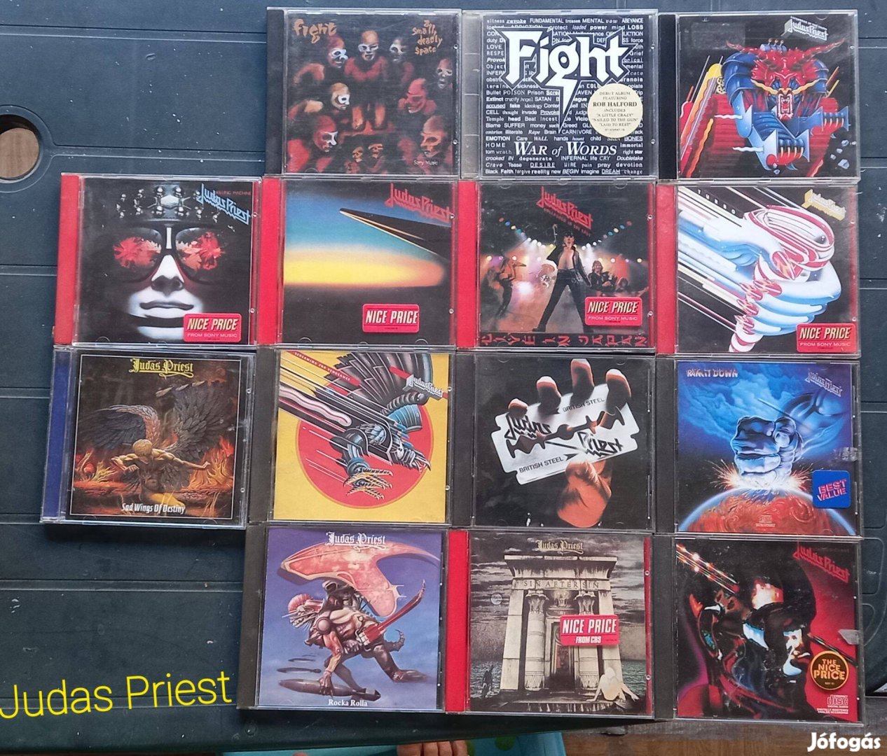 Judas Priest CD gyűjtemény