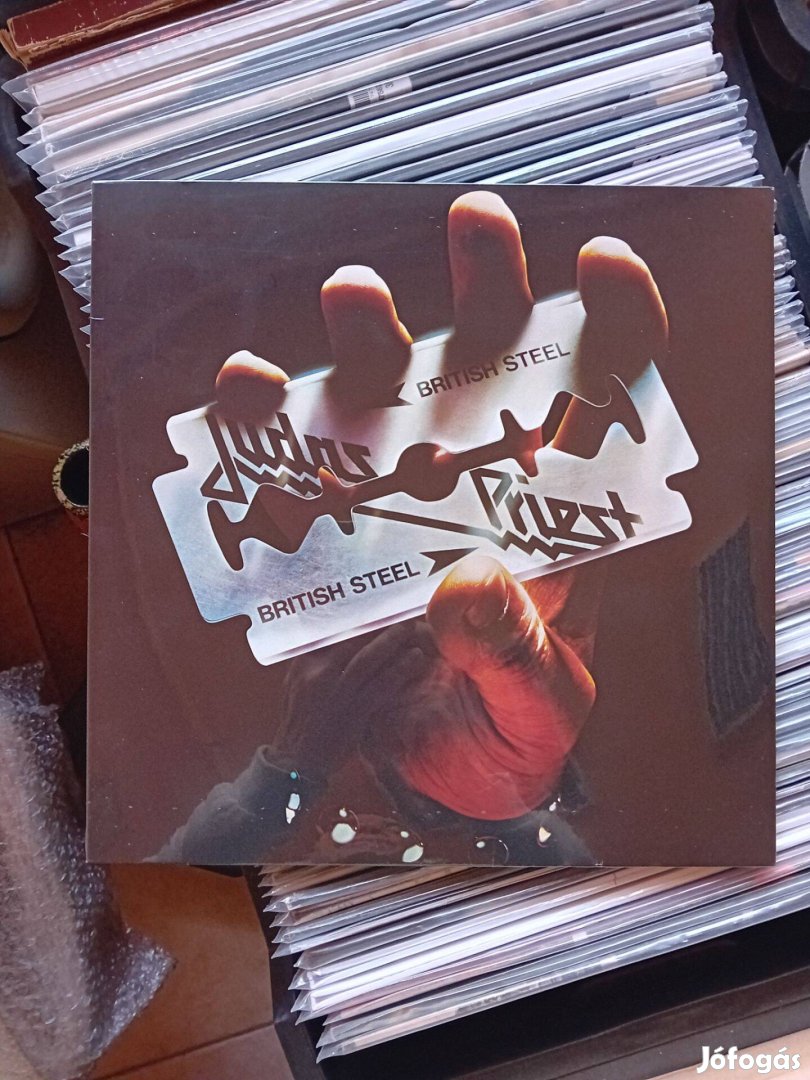 Judas Priest - British Steel Bakelit Lemez LP Bontatlan