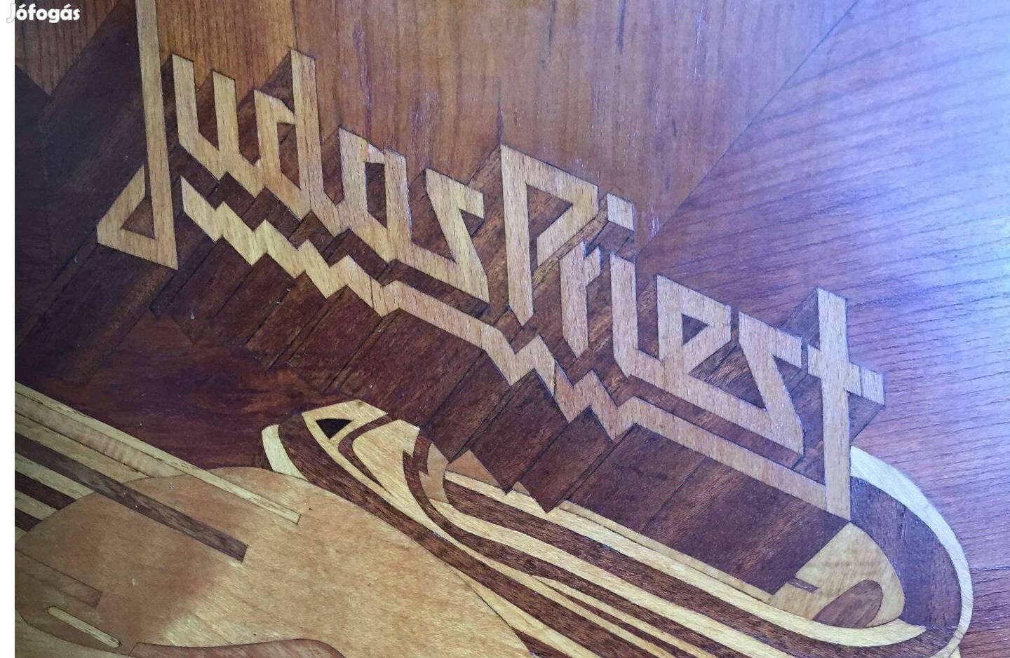 Judas priest fa intarzia kép 34 x 44 cm