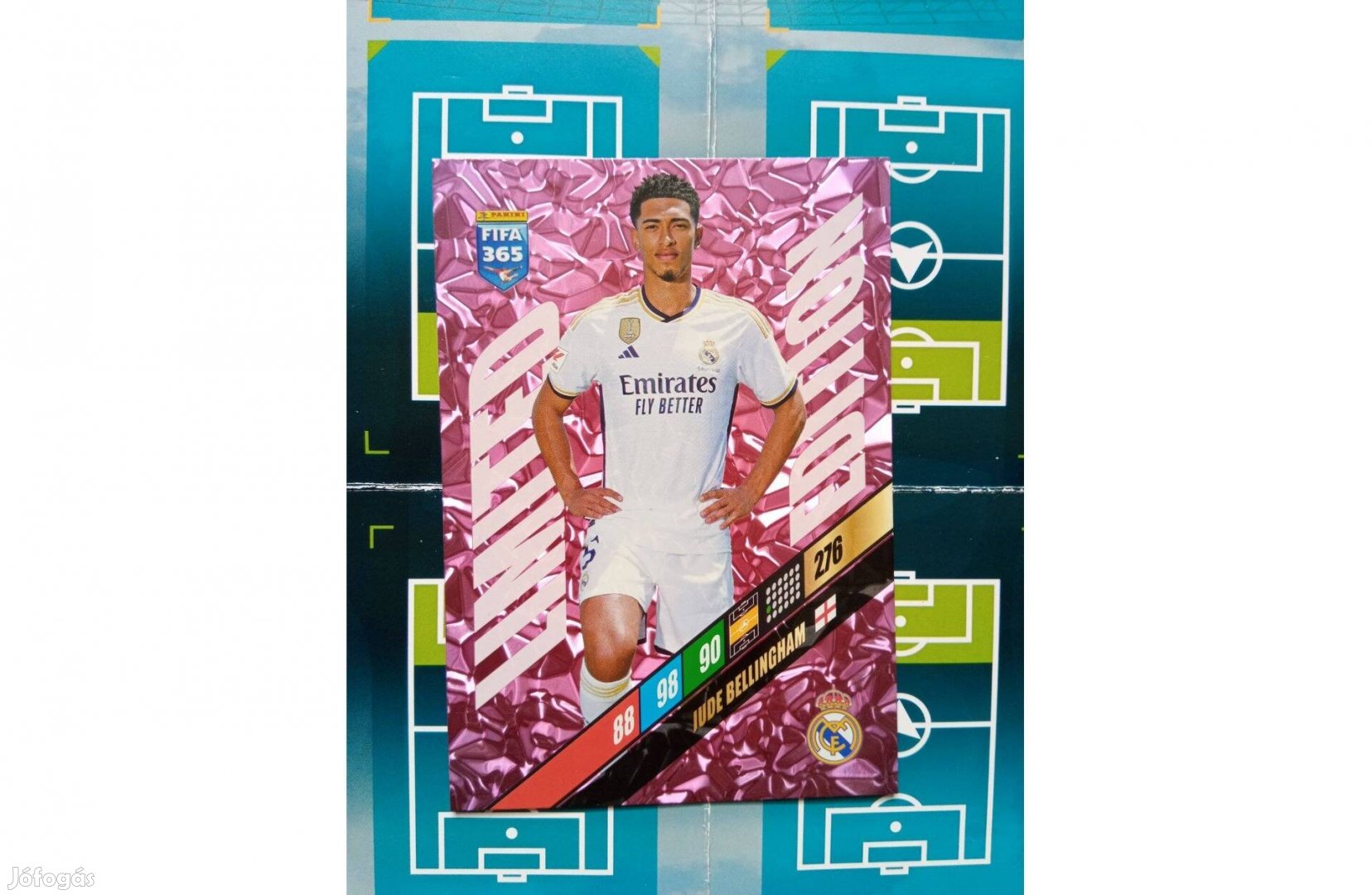 Jude Bellingham Panini Fifa 365 2024 XXL Limited focis kártya