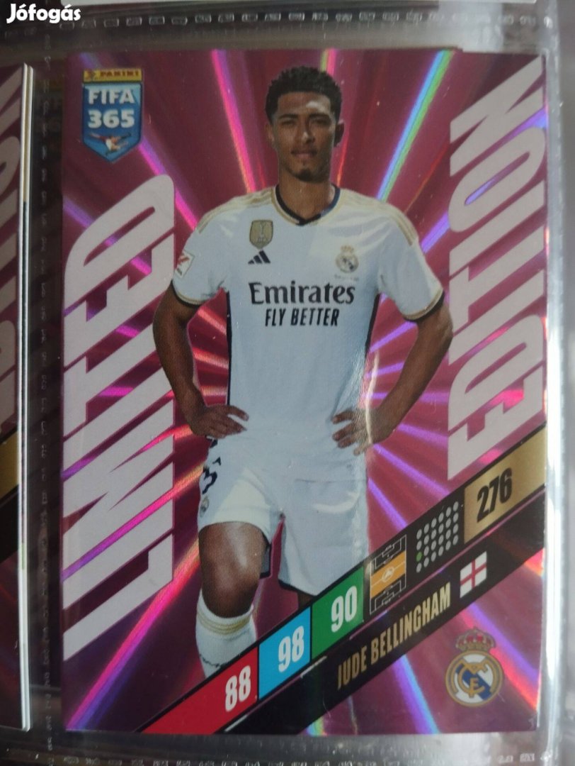 Jude Bellingham Real Madrid FIFA 365 2024 Limited edition focis kártya