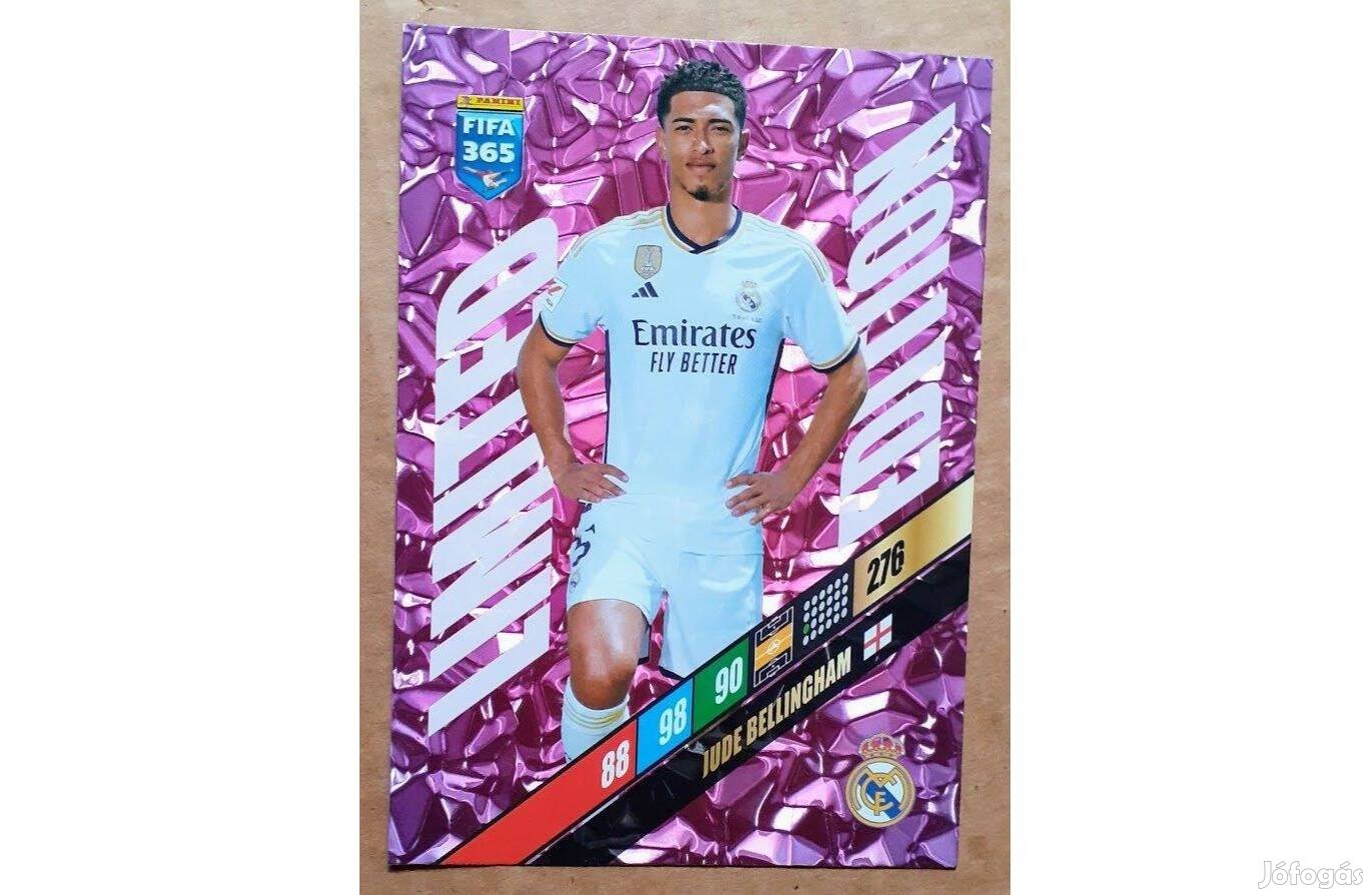 Jude Bellingham Real Madrid XXL focis kártya Panini FIFA 365: 2024