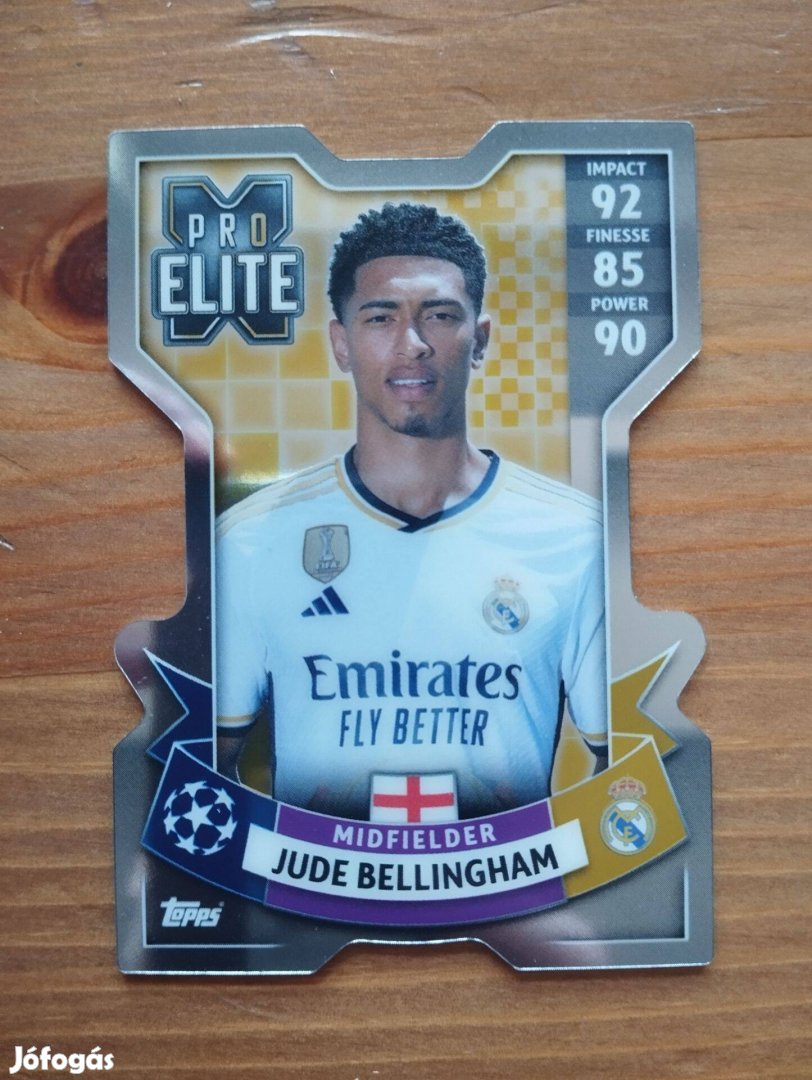 Jude Bellingham (Real Madrid) Chrome X Pajzs BL Extra 2023 kártya