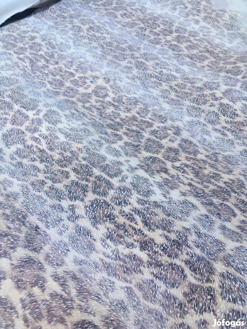 Juh nappa bőr leopard mintás