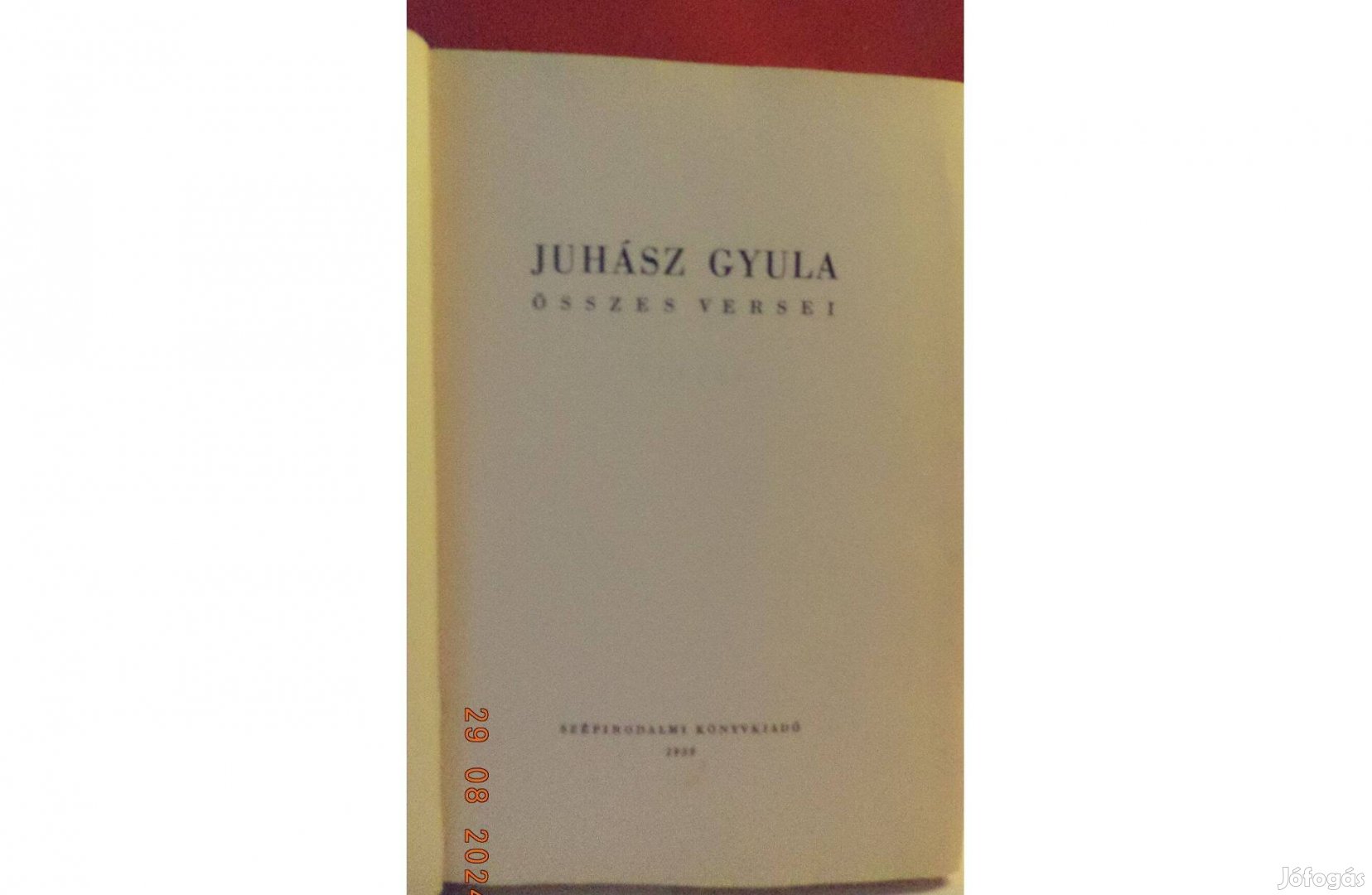 Juhász Gyula: Összes versei