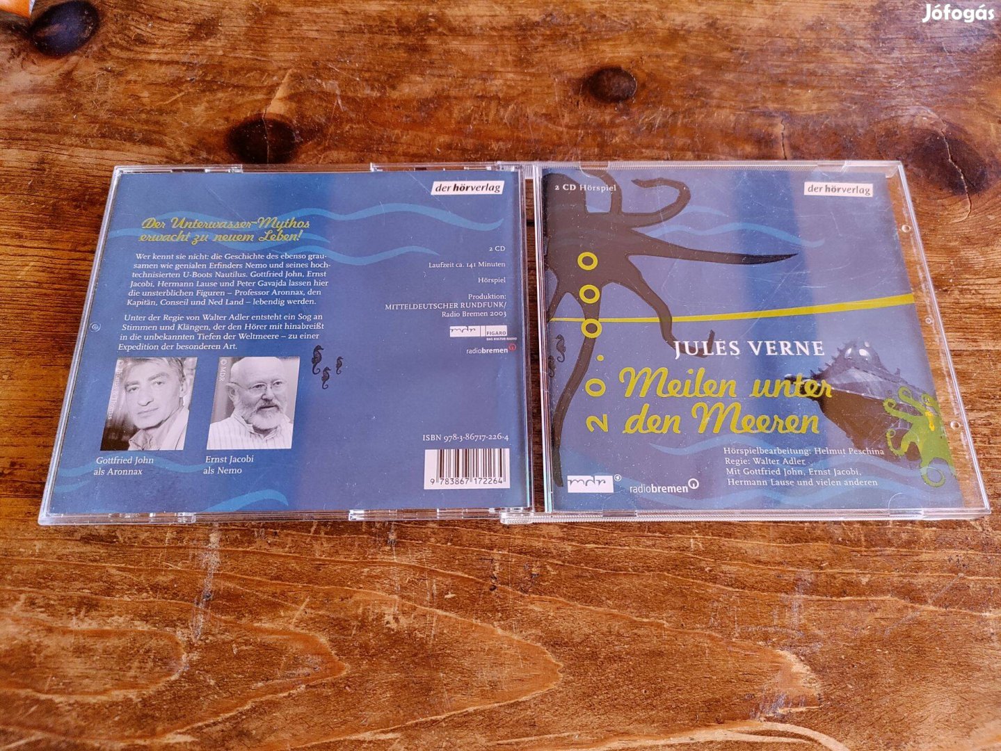 Jules Verne hangoskönyvek németül CD