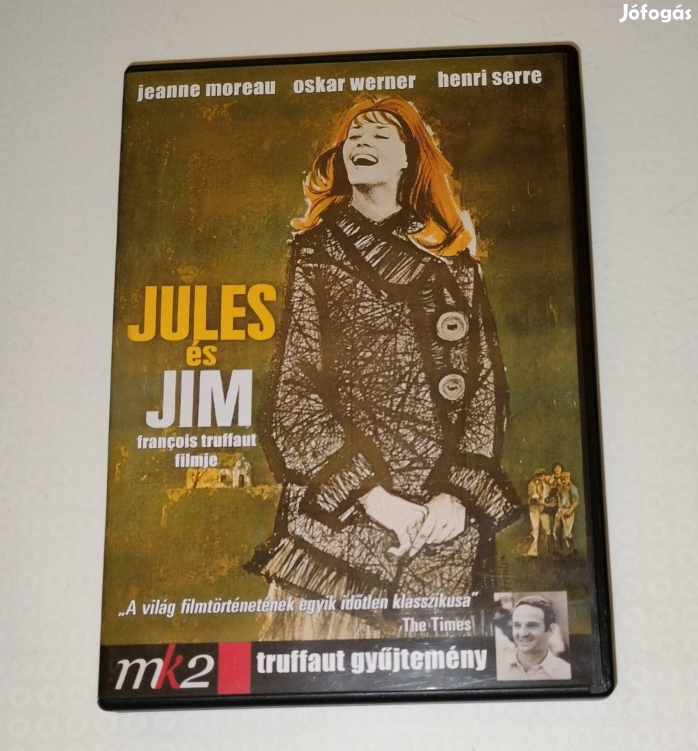 Jules és Jim Truffaut filmje dvd