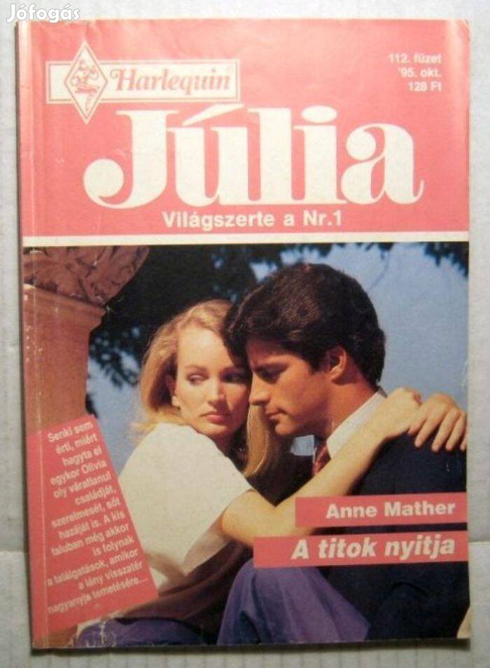 Júlia 112. A Titok Nyitja (Anne Mather) 1995 (2kép+tartalom)