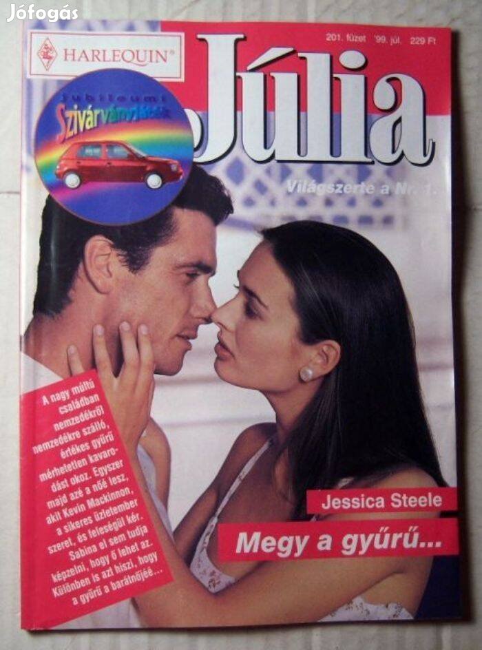 Júlia 201. Megy a Gyűrű (Jessica Steele) 1999 (romantikus)