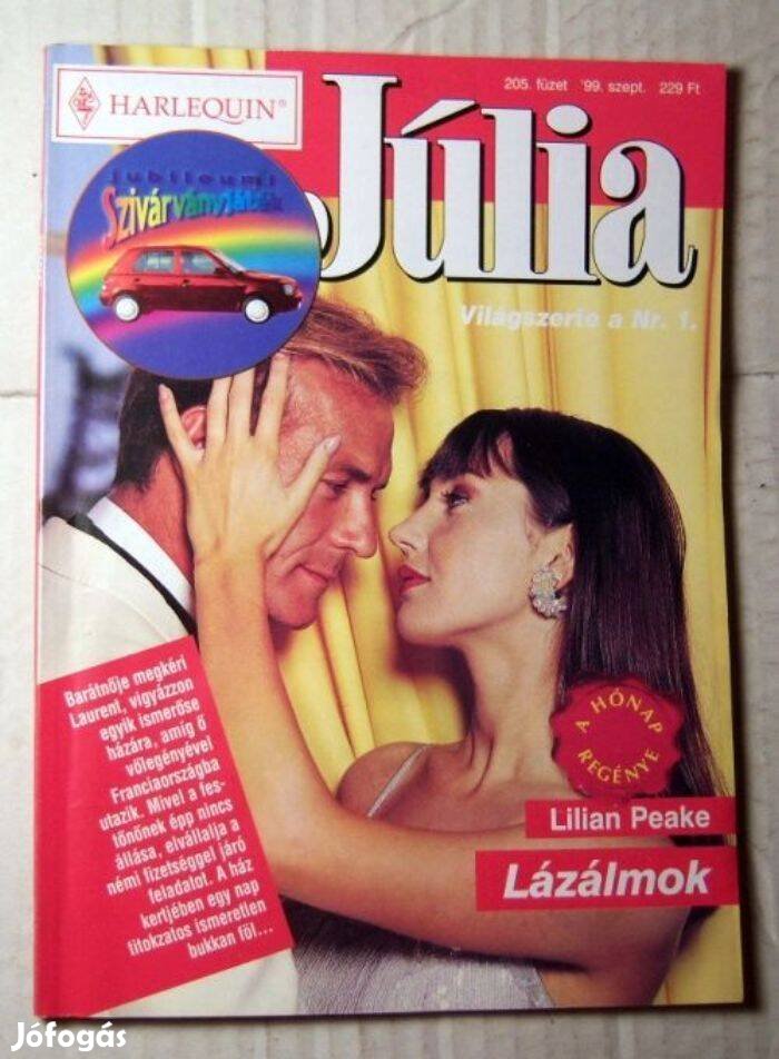 Júlia 205. Lázálmok (Lilian Peake) 1999 (romantikus)