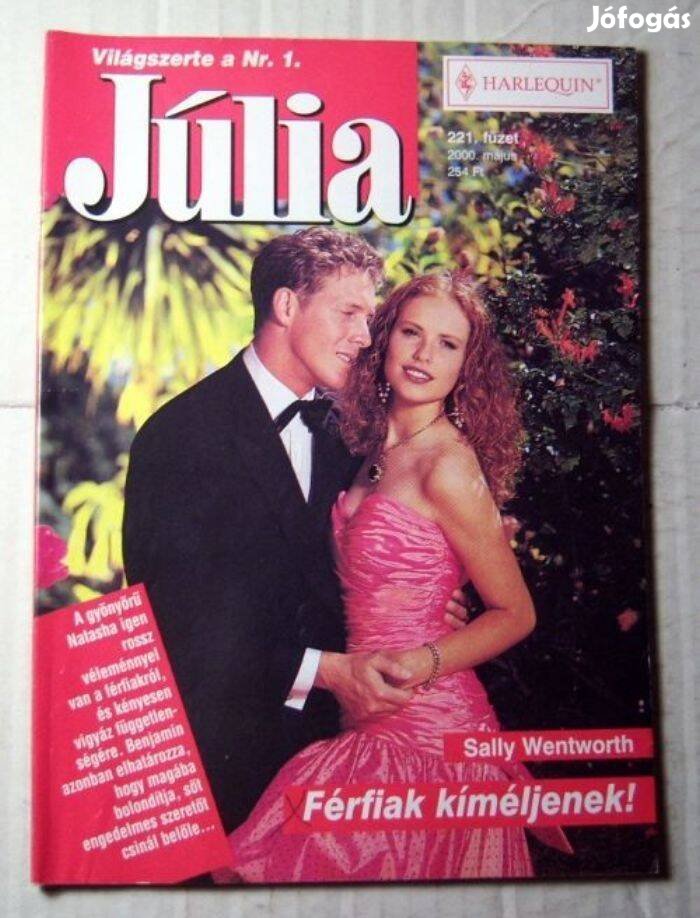 Júlia 221. Férfiak Kíméljenek (Sally Wentworth) 2000 (romantikus)